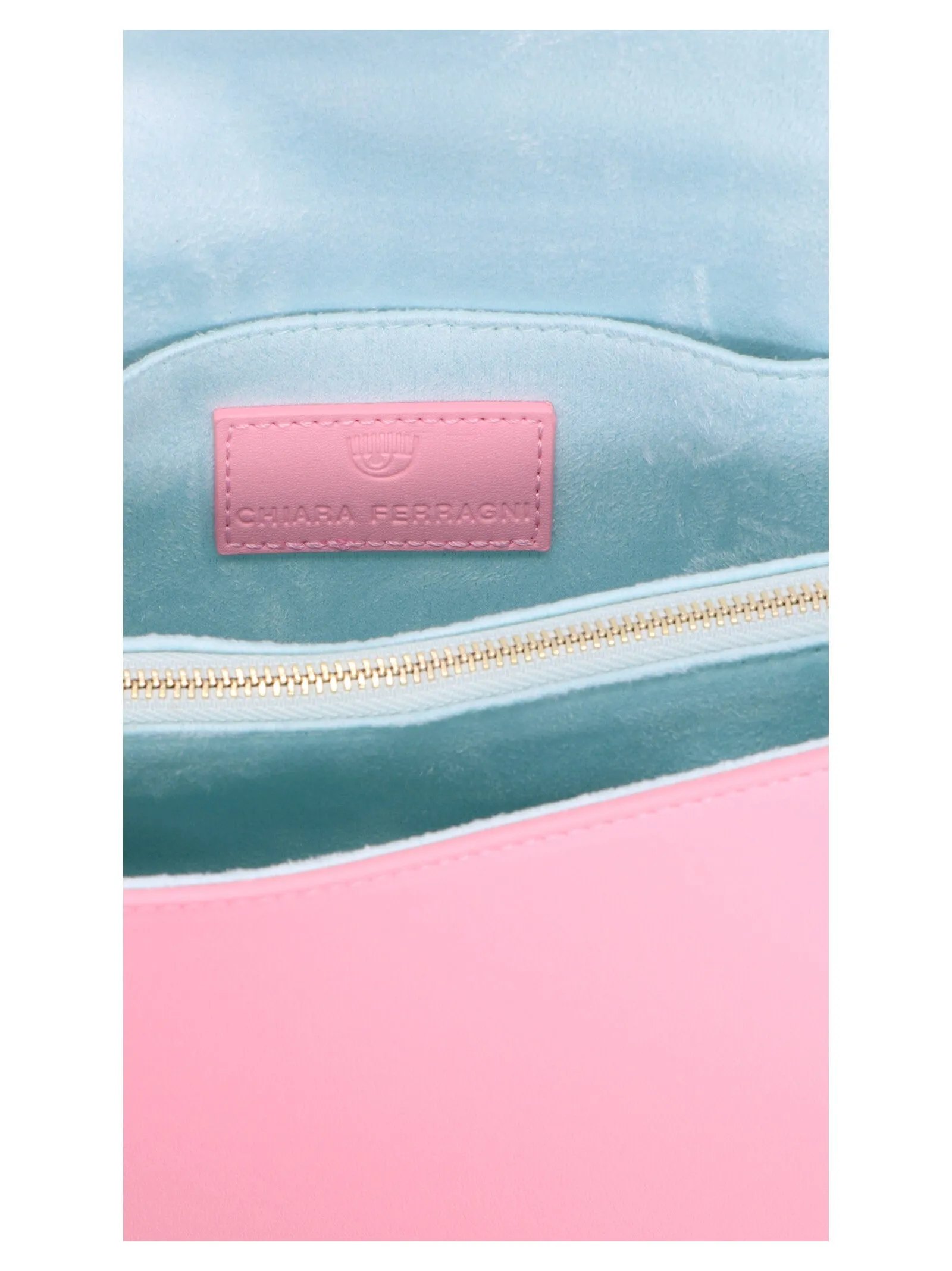 Chiara Ferragni Logo-Embossed Chain-Linked Shoulder Bag