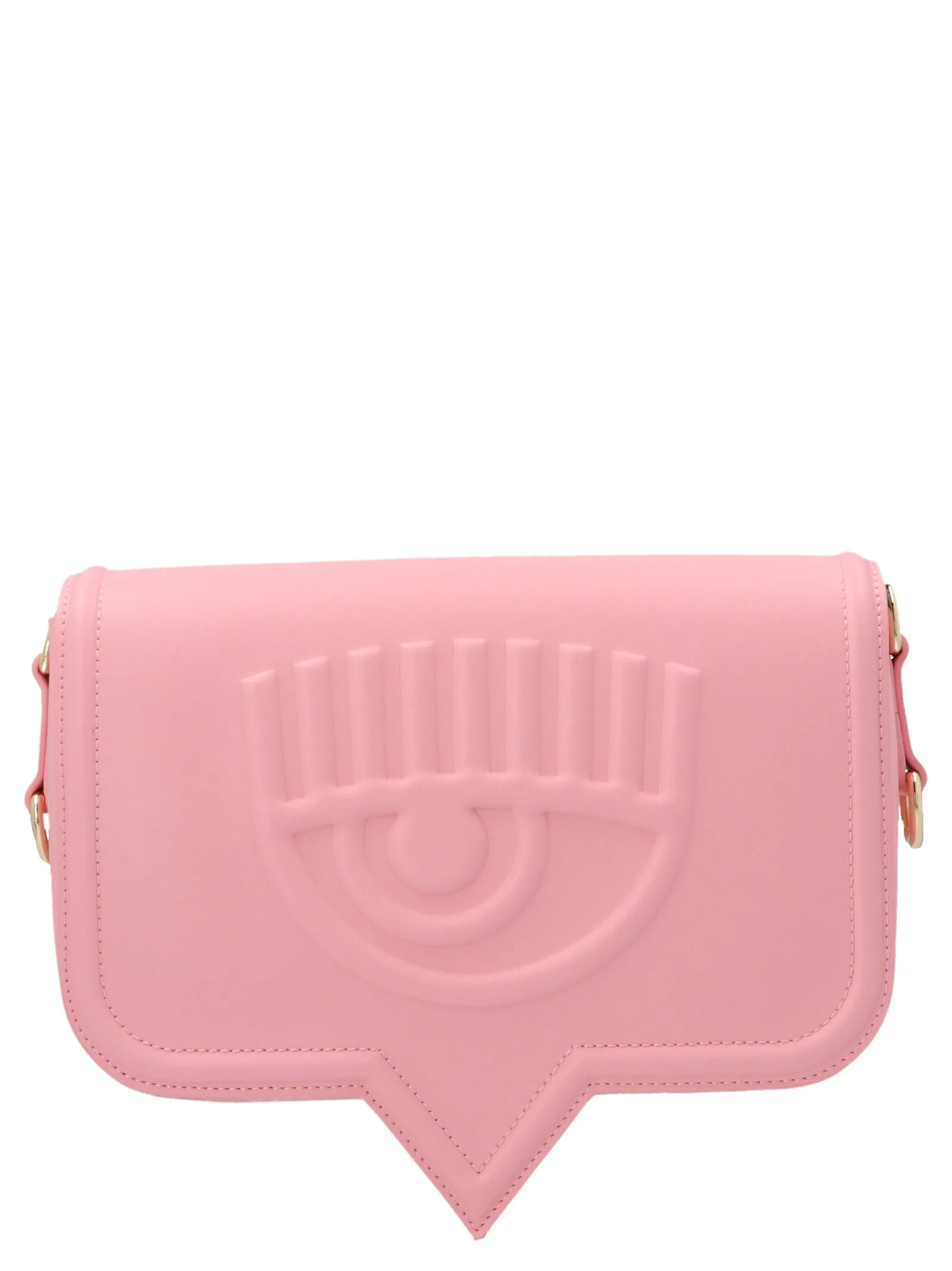 Chiara Ferragni Logo-Embossed Chain-Linked Shoulder Bag