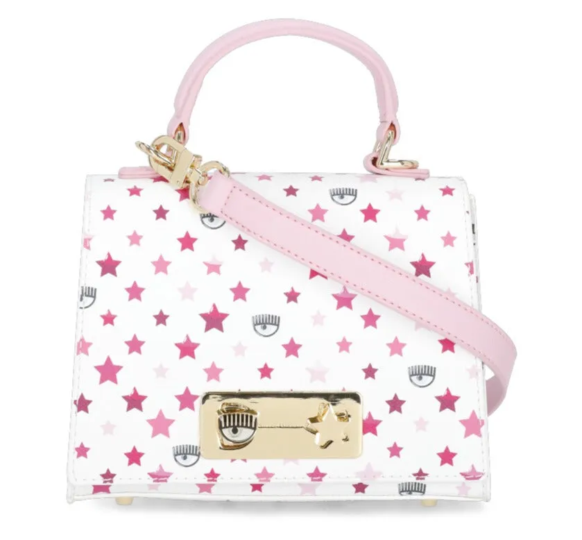 Chiara Ferragni Star-Printed Small Top Handle Bag