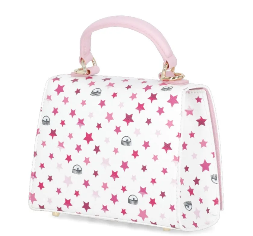 Chiara Ferragni Star-Printed Small Top Handle Bag