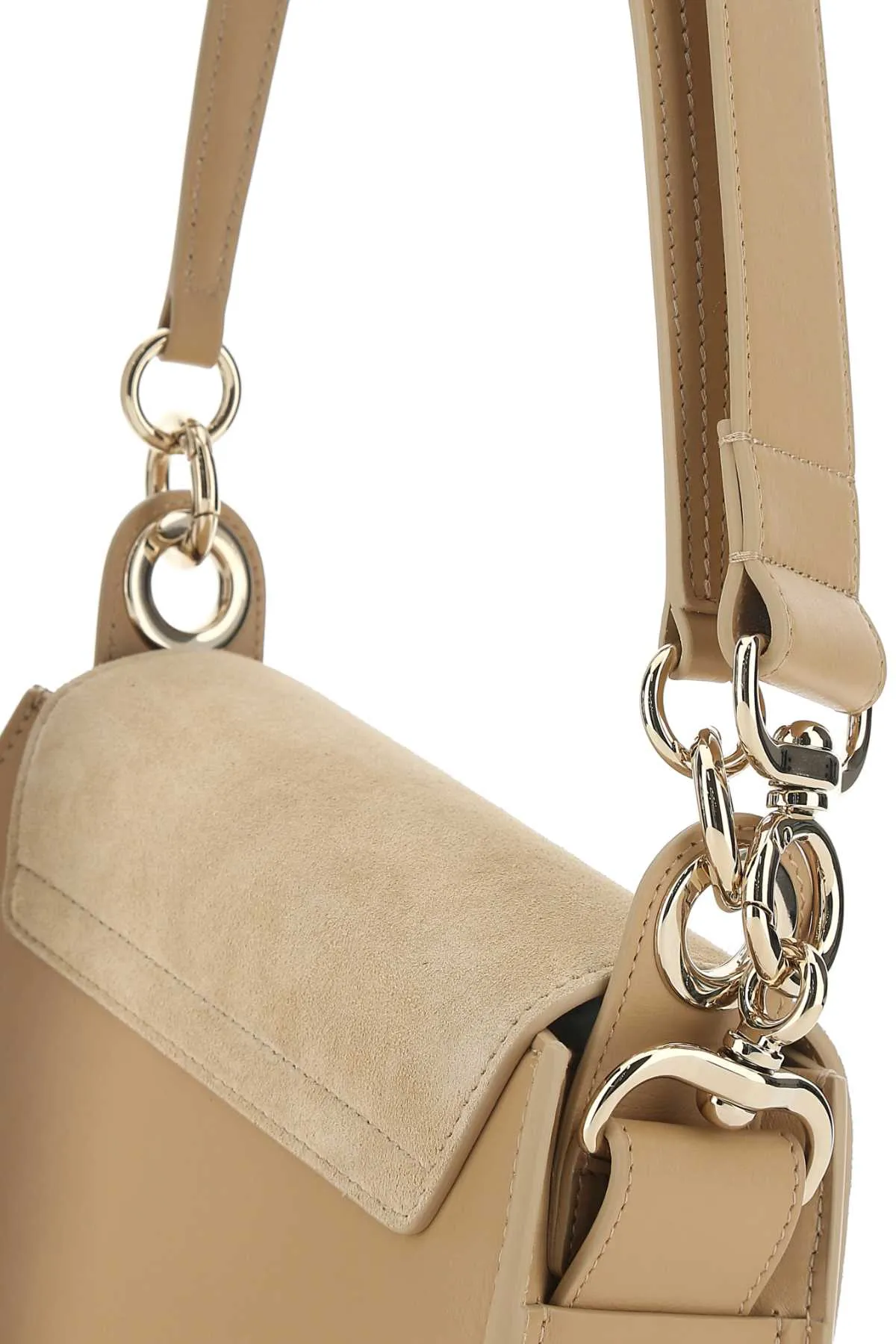 Chlo Logo Detailed Foldover Crossbody Bag