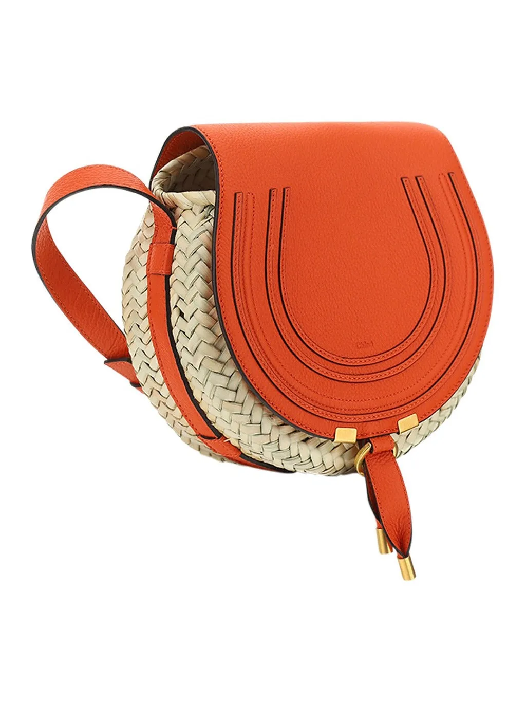 Chlo Woven Foldover Crossbody Bag