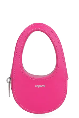 Coperni Baby Swipe Logo Embossed Zipped Tote Bag