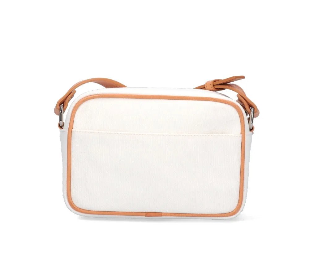 Courrges Logo Patch Zip-Up Crossbody Bag
