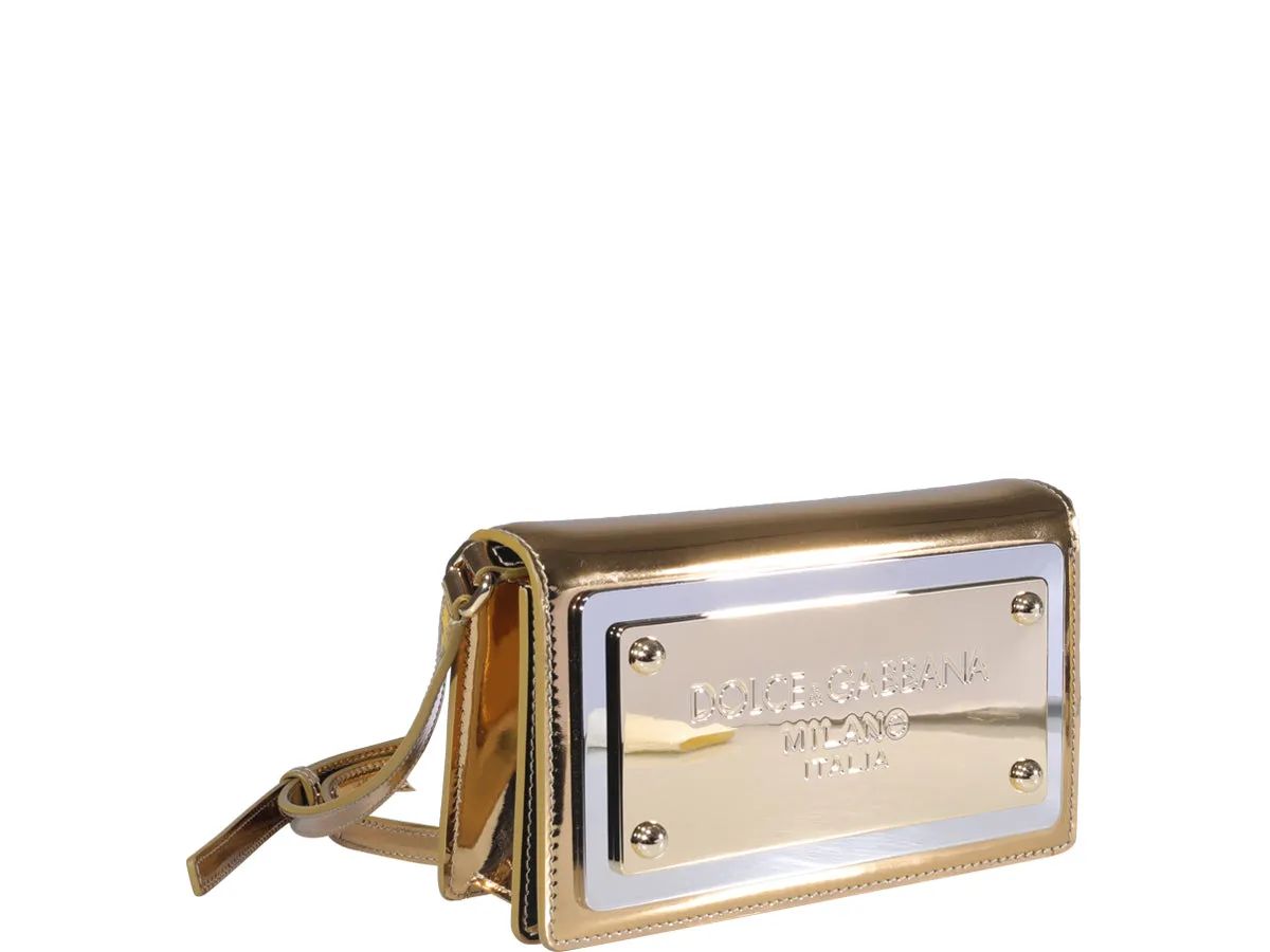 Dolce & Gabbana Branded Plate Crossbody Bag