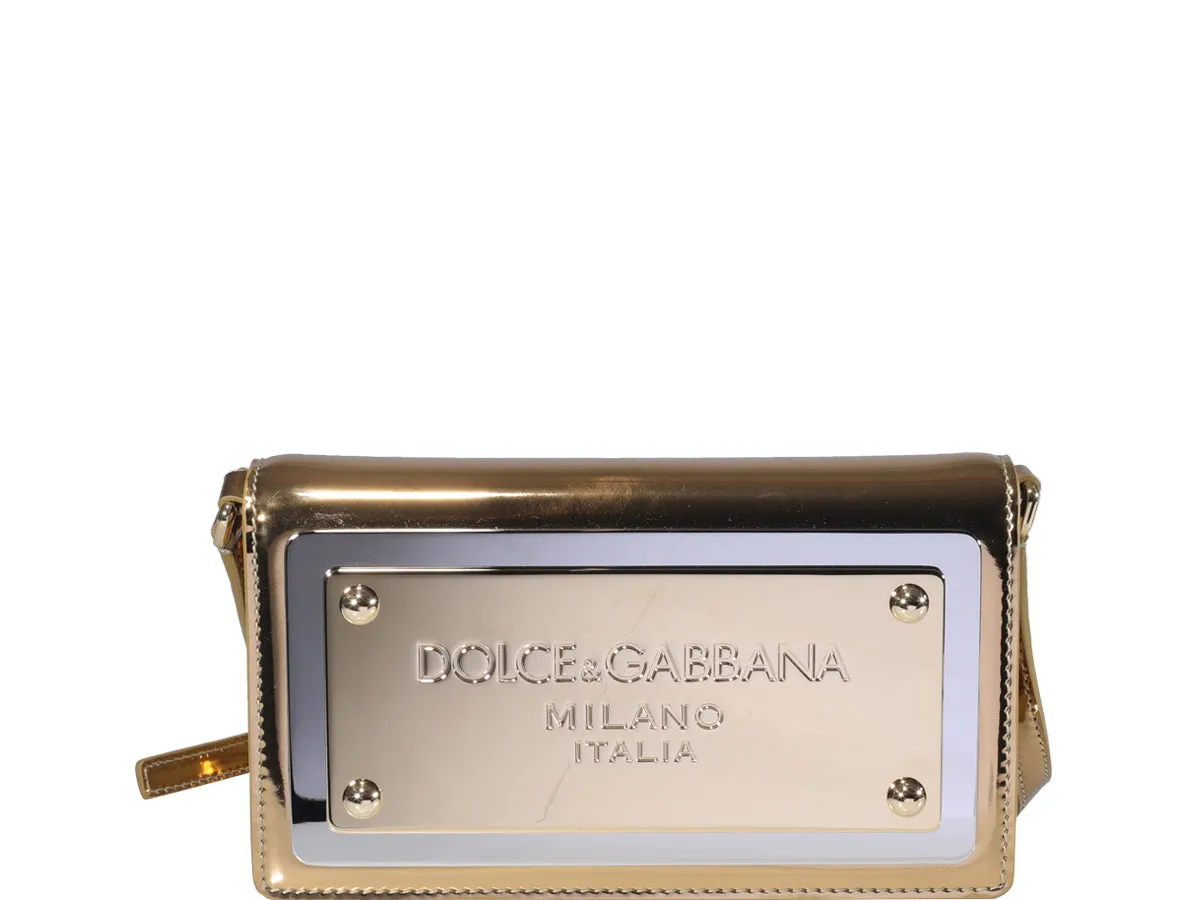 Dolce & Gabbana Branded Plate Crossbody Bag