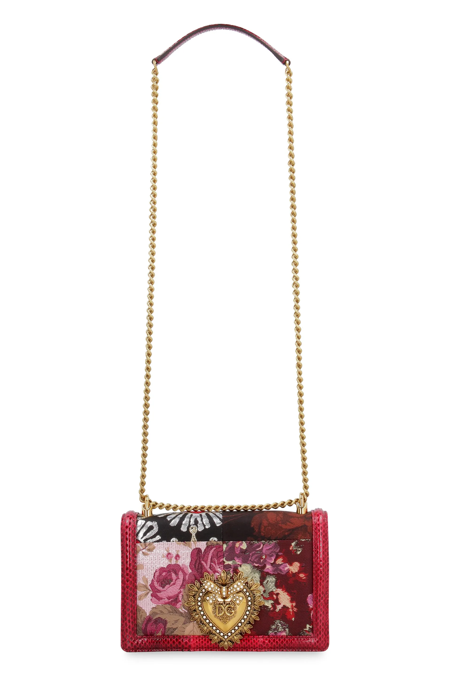 Dolce & Gabbana Devotion Patchwork Shoulder Bag