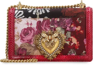 Dolce & Gabbana Devotion Patchwork Shoulder Bag