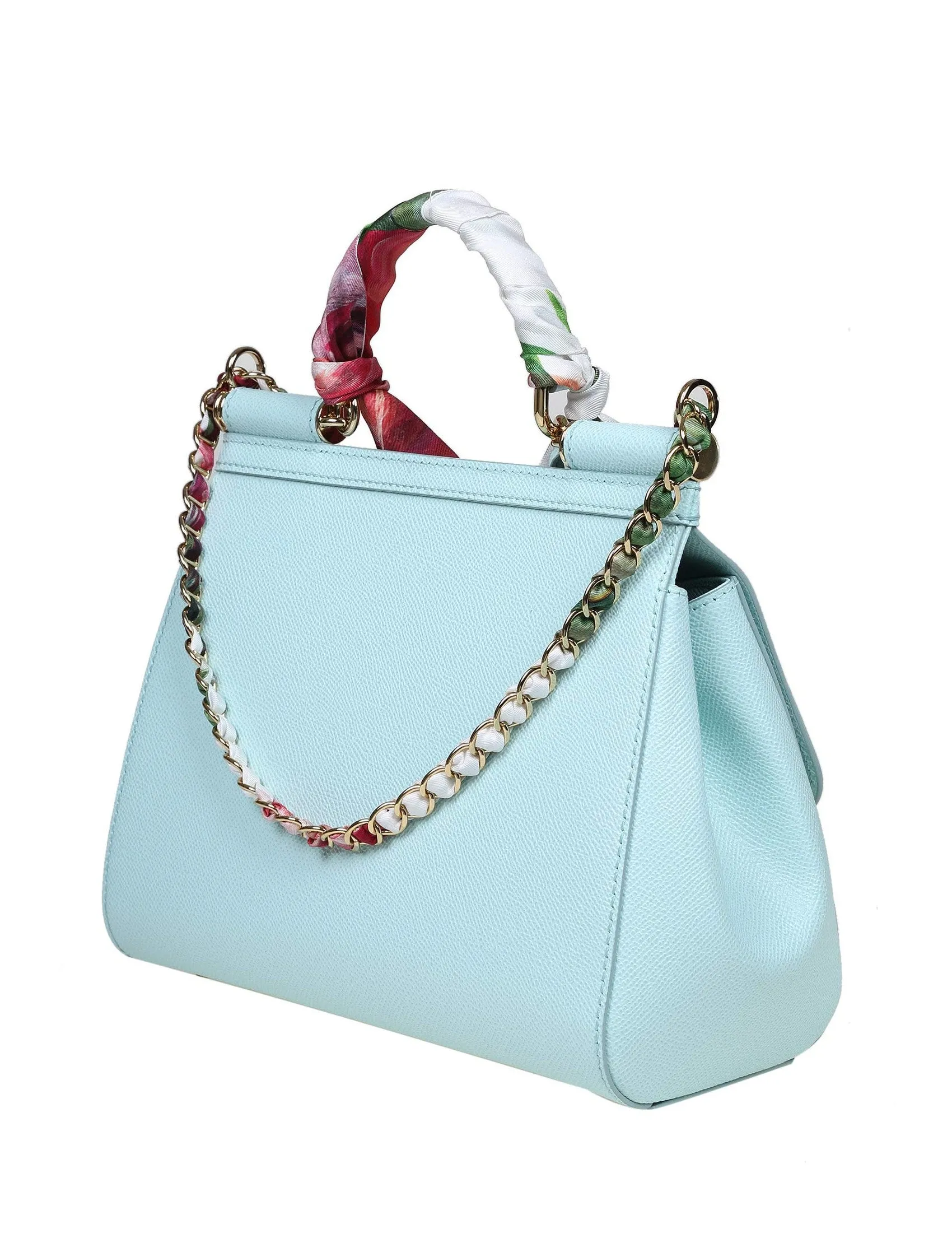 Dolce & Gabbana Scarf Embellished Medium Sicily Bag