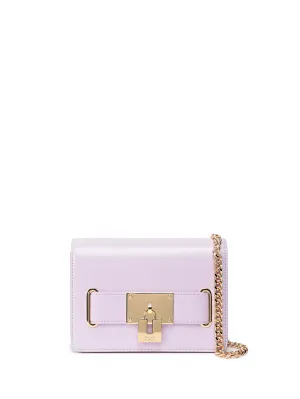 Elisabetta Franchi Padlock-Detailed Shoulder Bag