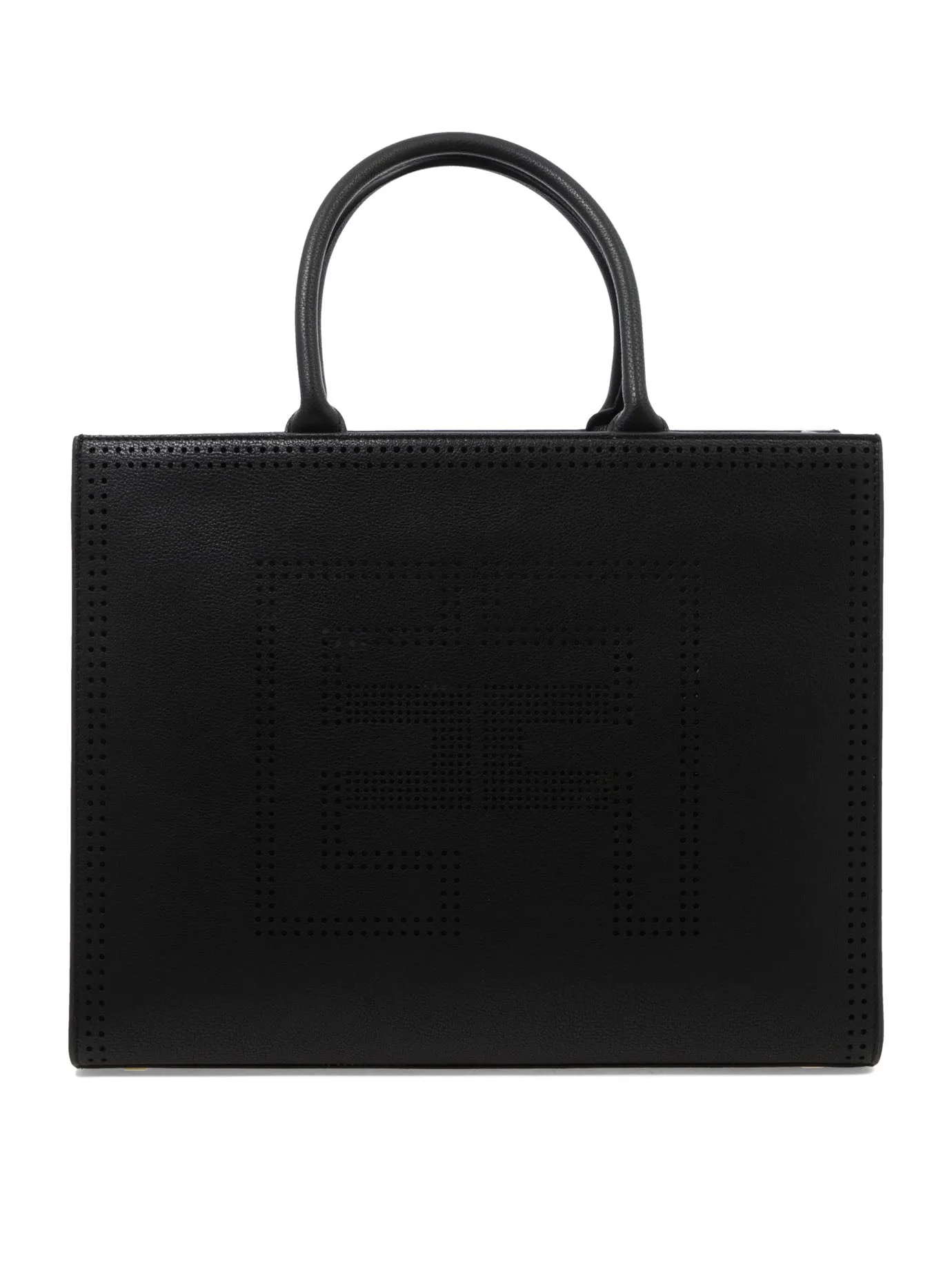 Elisabetta Franchi Perforated-Logo Tote Bag