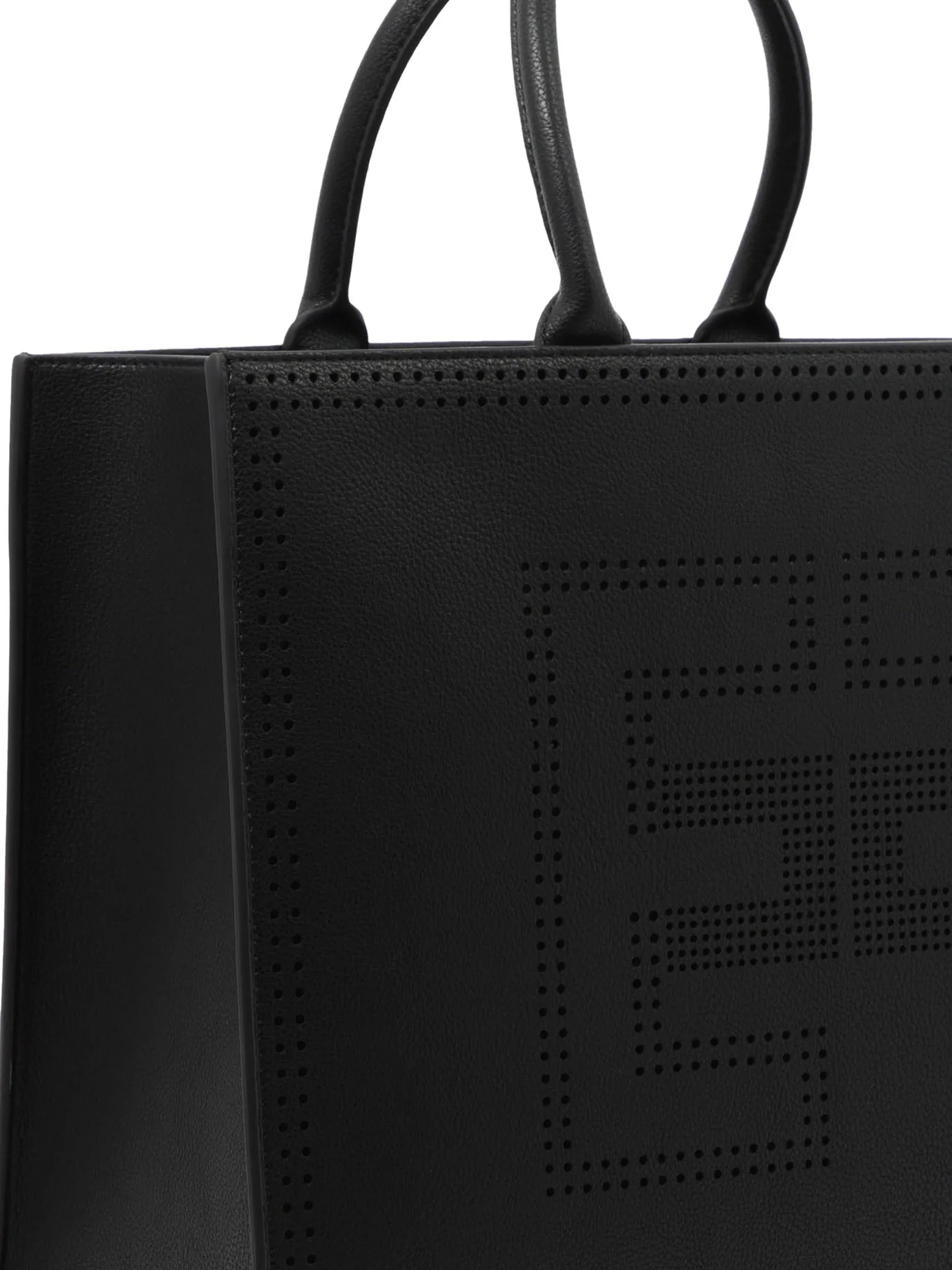 Elisabetta Franchi Perforated-Logo Tote Bag