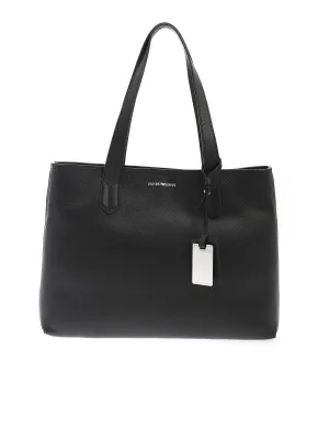 Emporio Armani Logo Detailed Tote Bag