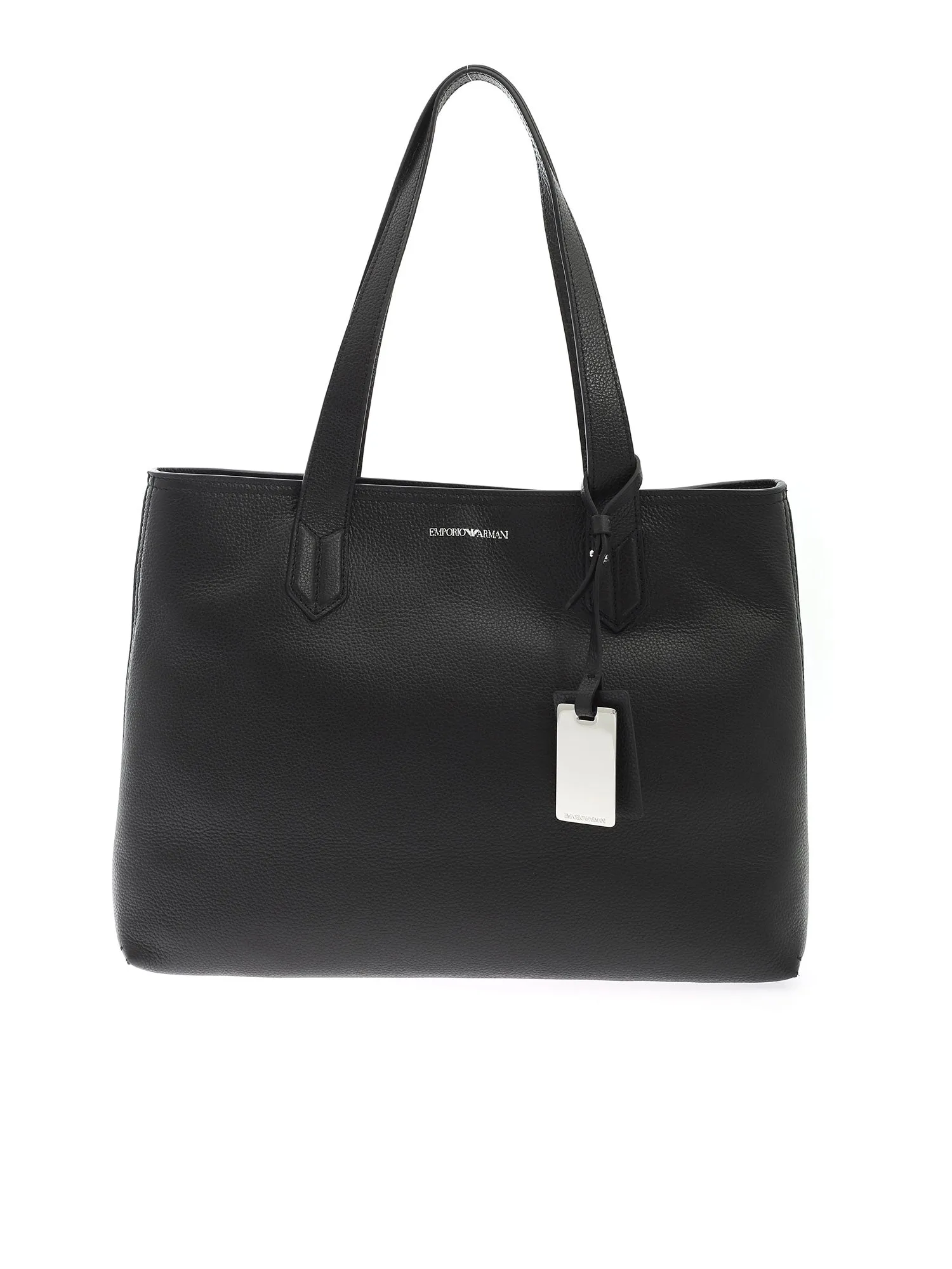 Emporio Armani Logo Detailed Tote Bag