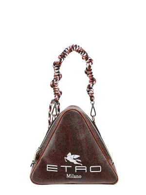 Etro Logo Detailed Zip-Up Handbag