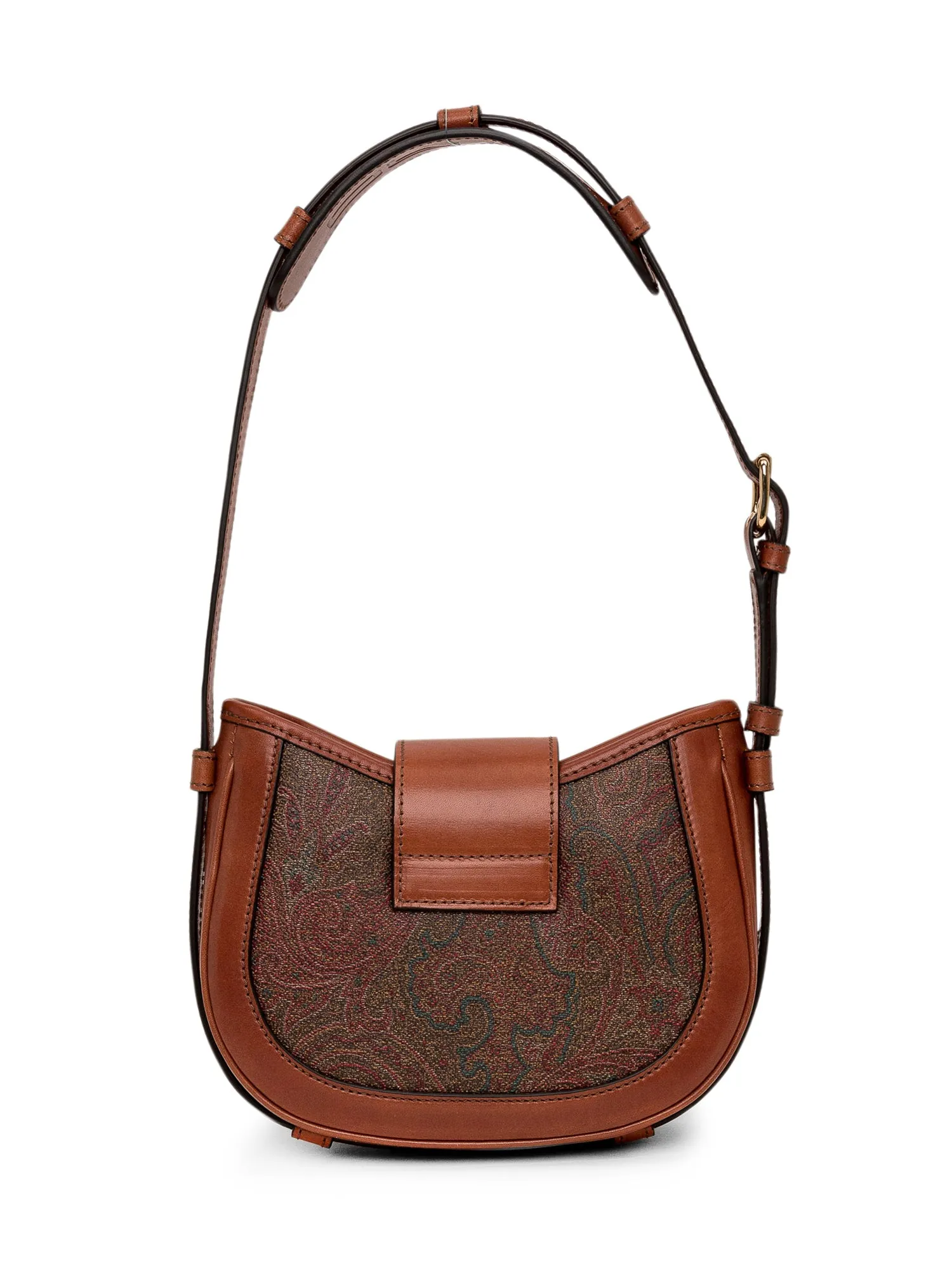 Etro Logo Plaque Paisley Printed Shoulder Bag