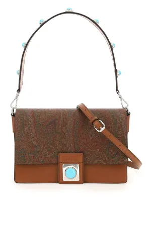Etro Paisley Crown Me Large Shoulder Bag