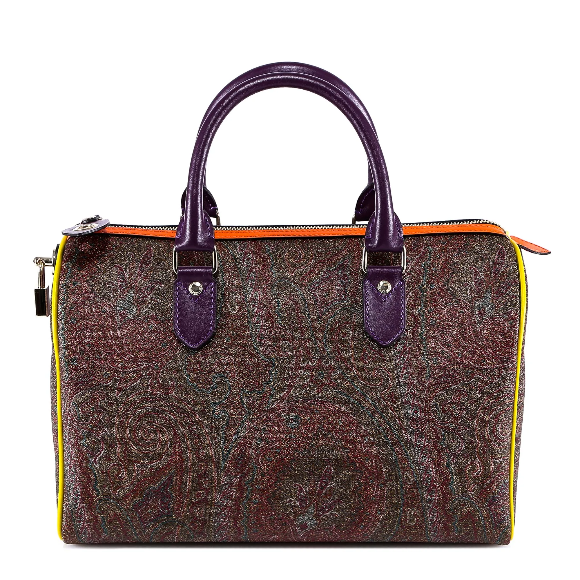 Etro Paisley Printed Boston Tote Bag
