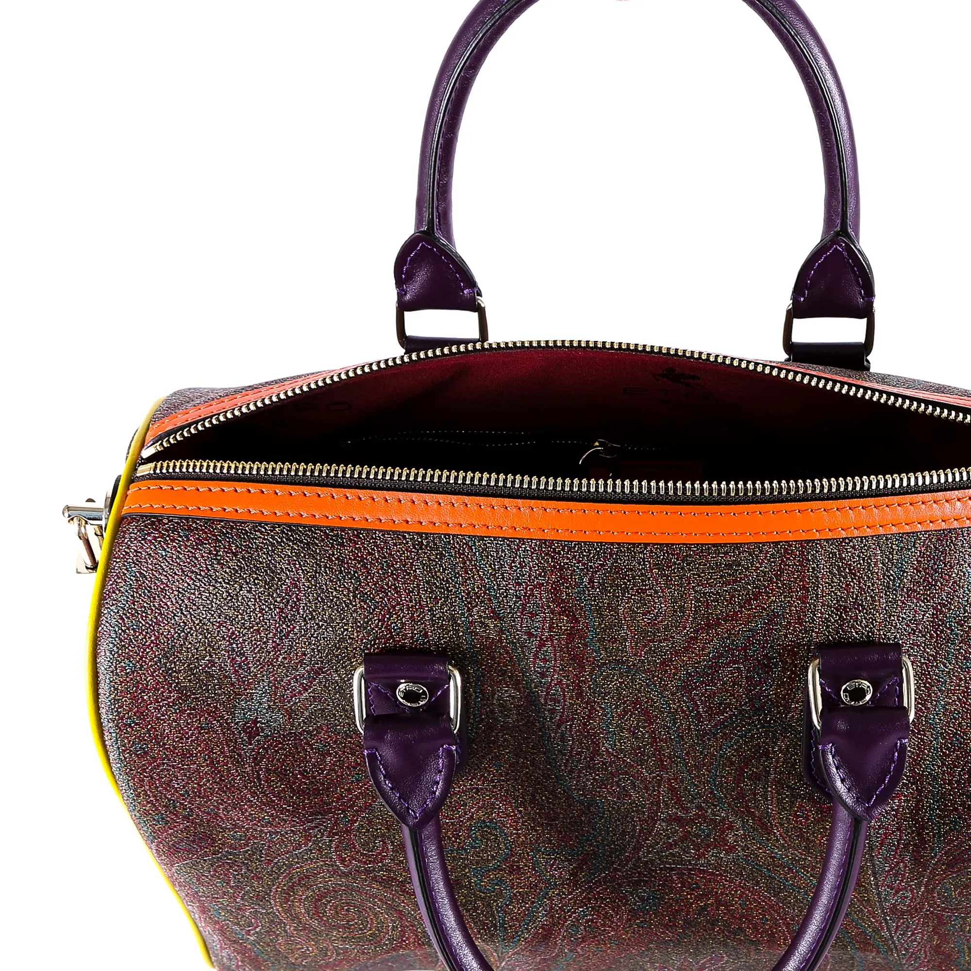Etro Paisley Printed Boston Tote Bag