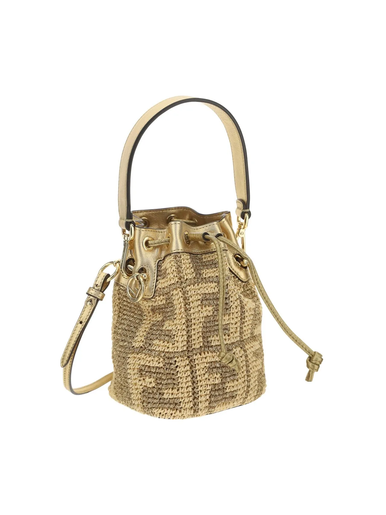 Fendi Mini Mon Tresor Crochet Crossbody Bag