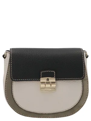 Furla Colour-Blocked Logo Engraved Crossbody Bag
