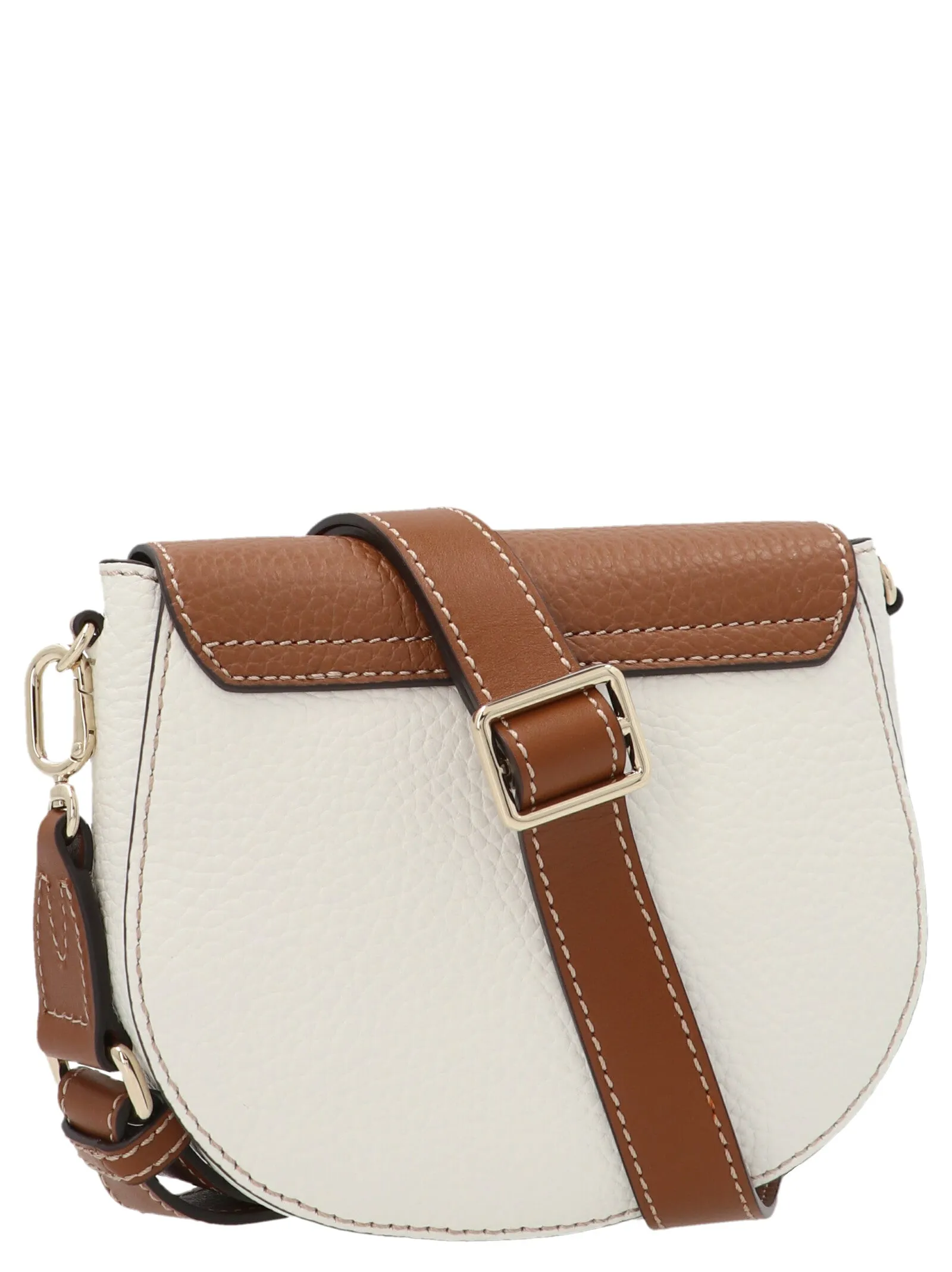 Furla Colour-Blocked Logo Engraved Crossbody Bag