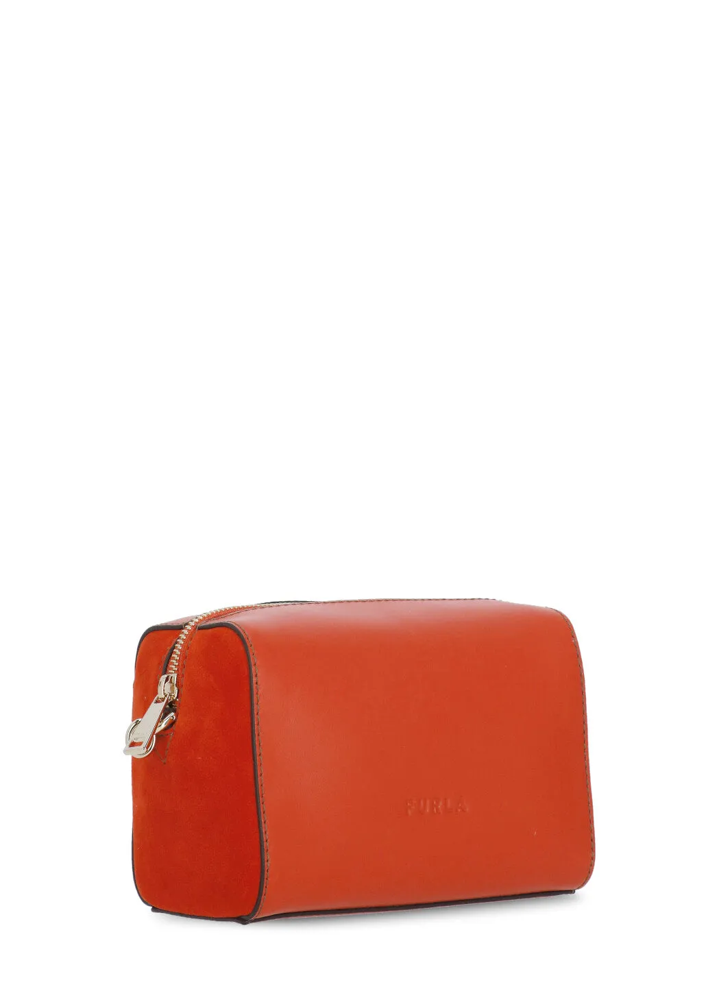 Furla Logo Detailed Zip-Up Shoulder Bag