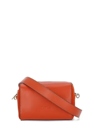 Furla Logo Detailed Zip-Up Shoulder Bag