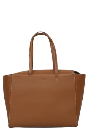 Furla Logo Embossed Tote Bag