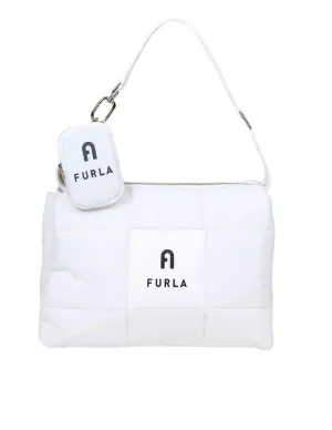Furla Padded Logo Printed Crossbody Bag
