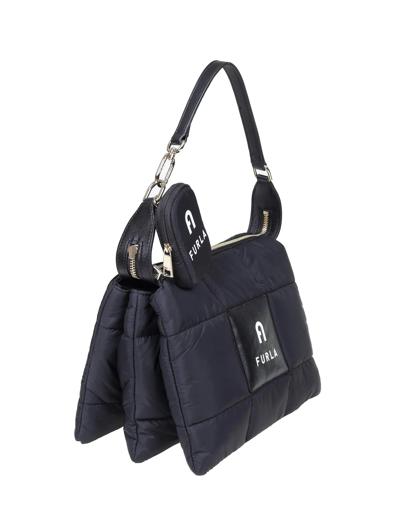Furla Padded Logo Printed Crossbody Bag