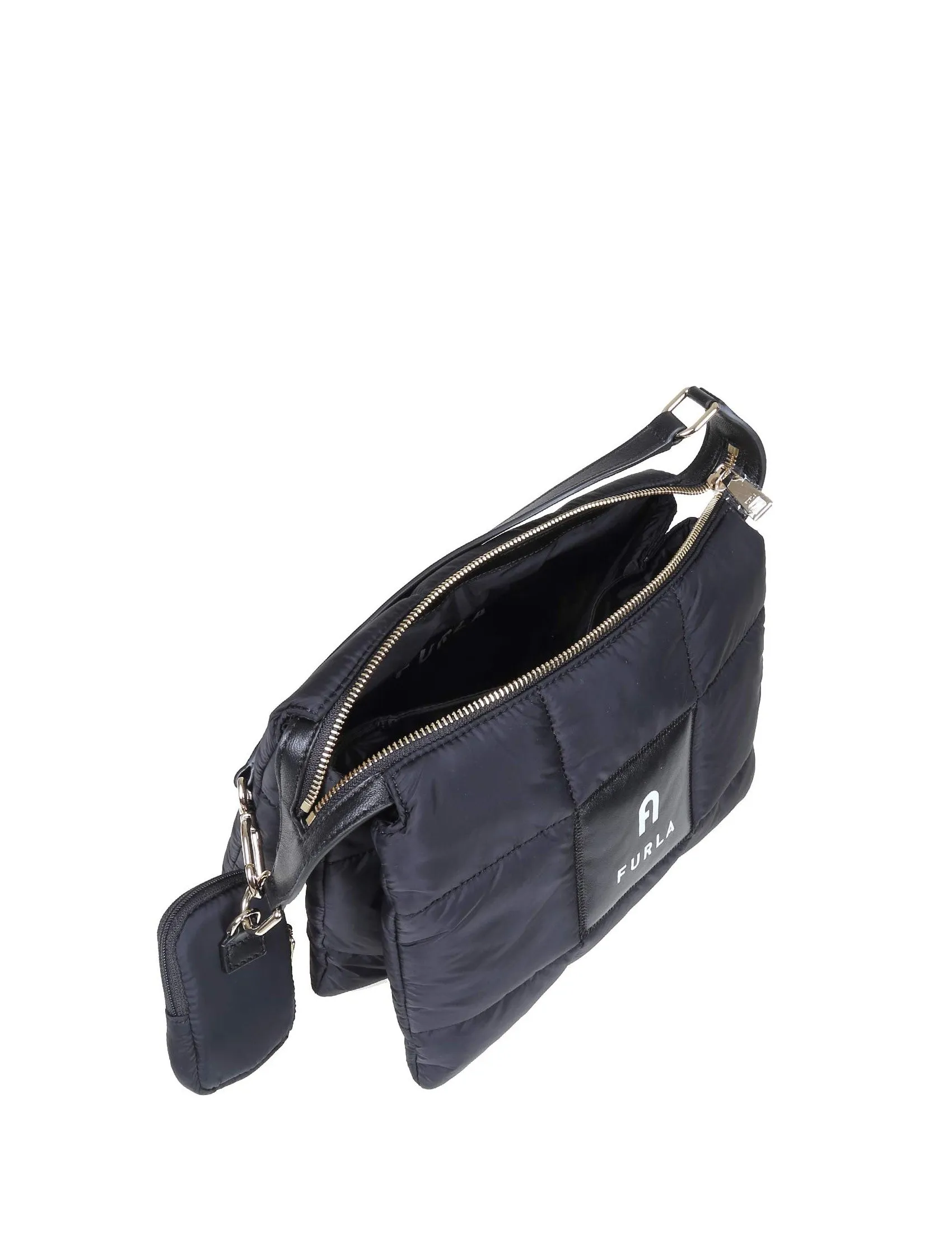 Furla Padded Logo Printed Crossbody Bag