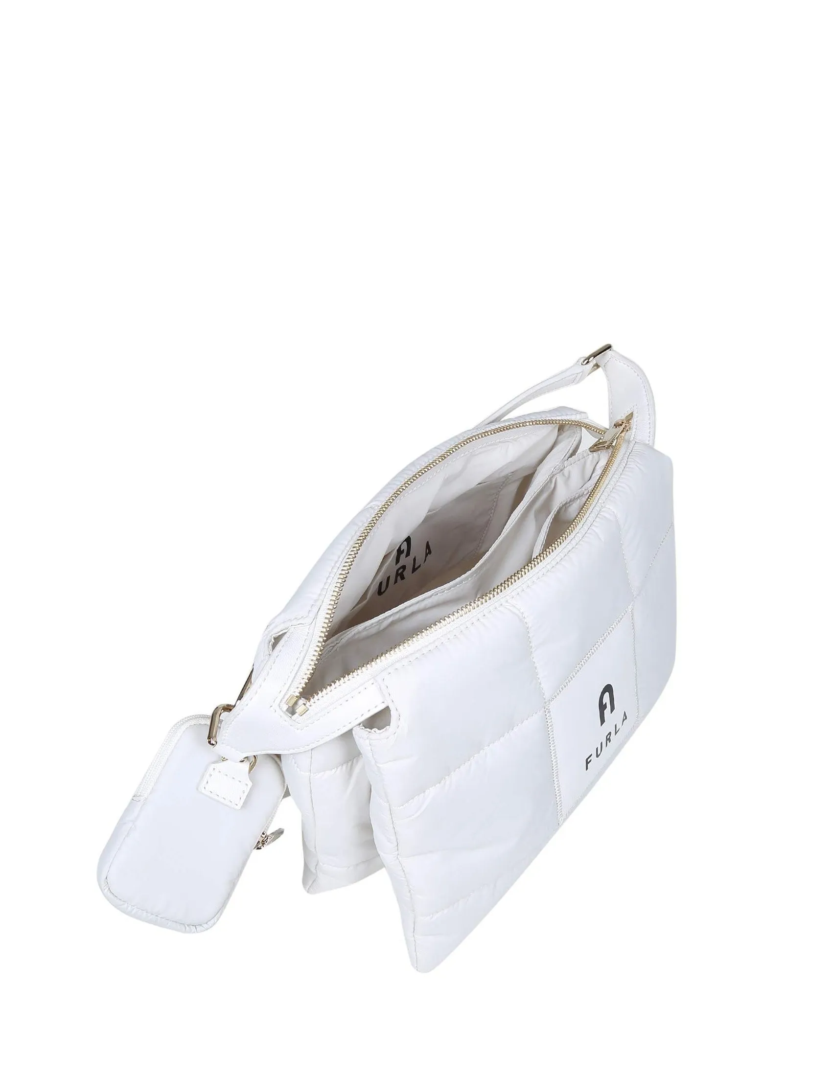 Furla Padded Logo Printed Crossbody Bag