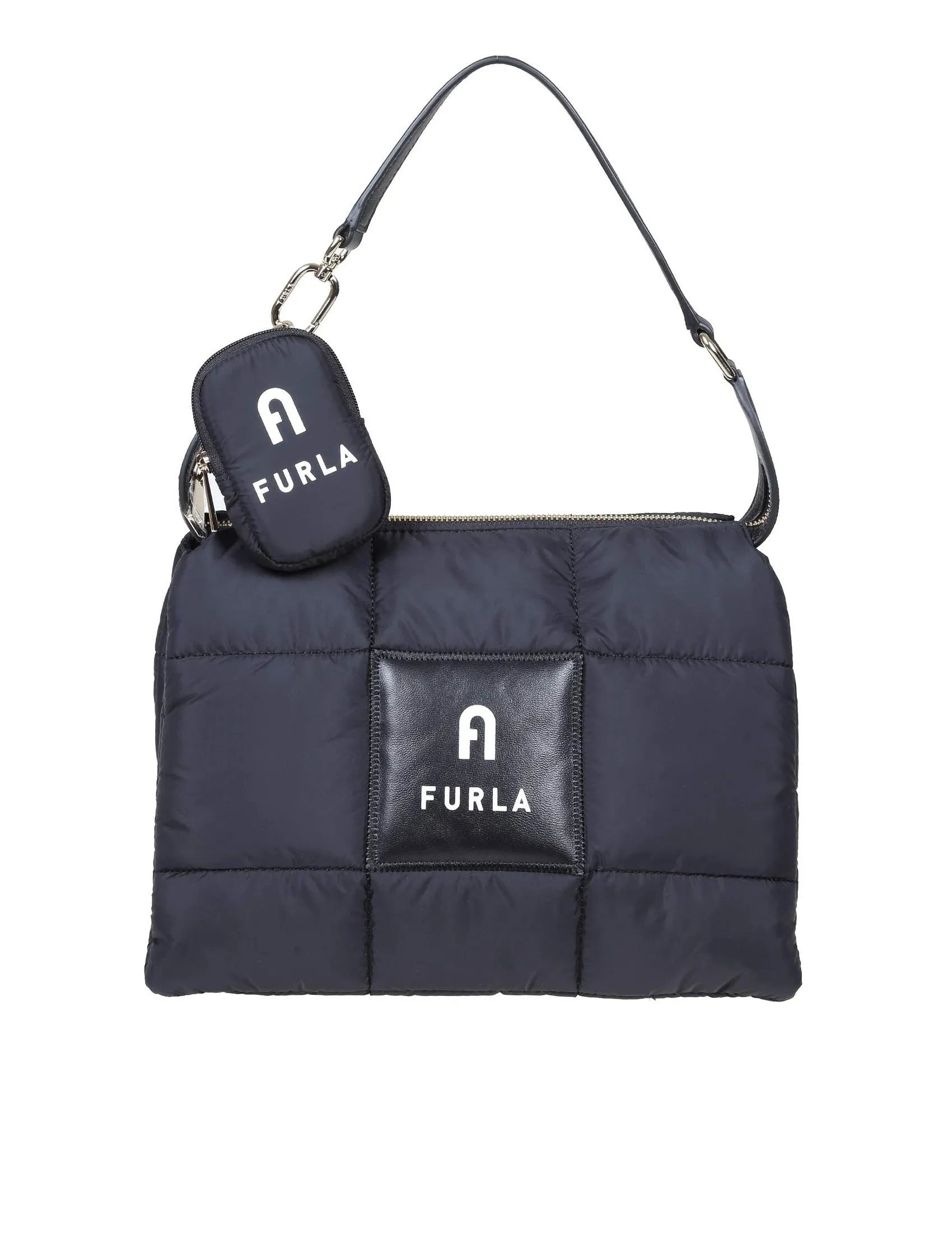 Furla Padded Logo Printed Crossbody Bag
