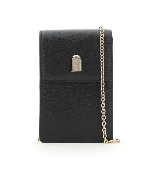 Furla Vertical Foldover Top Mini Crossbody Bag