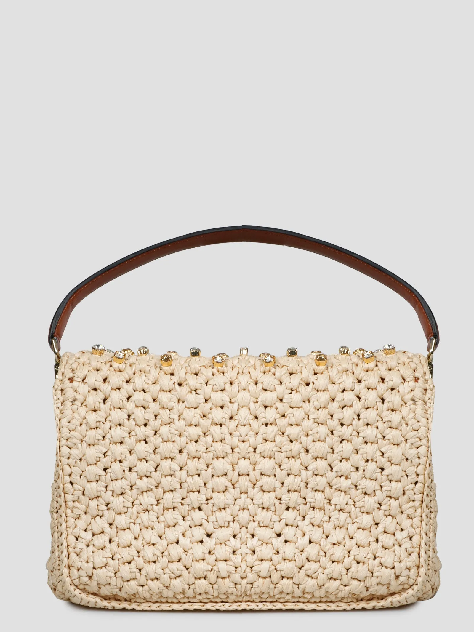 Gedebe Mia Rafia Big Shoulder Bag