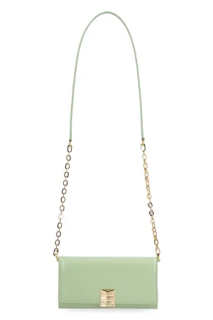 Givenchy Logo Plaque Foldover Crossbody Bag