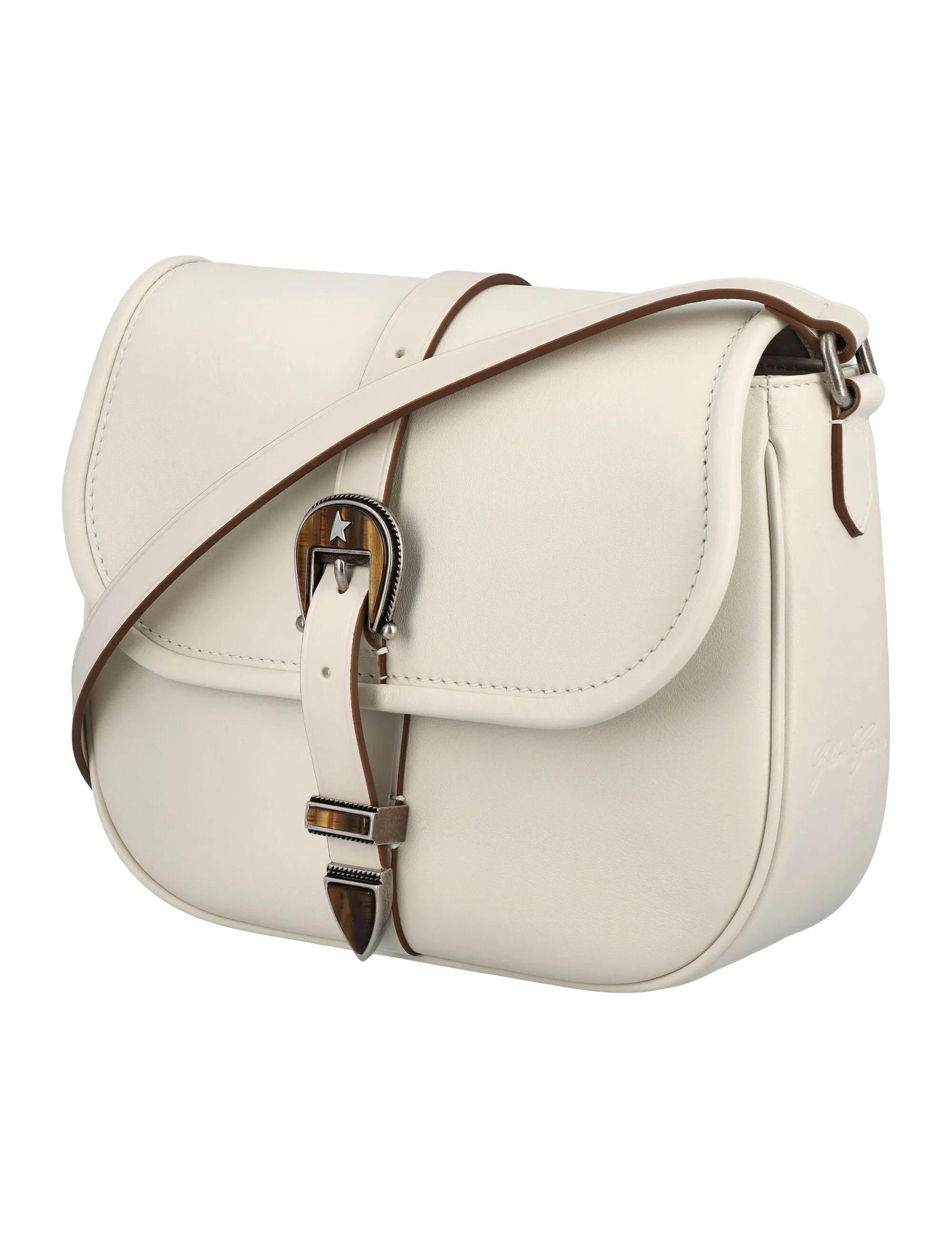 Golden Goose Deluxe Brand Foldover Buckled Shoulder Bag