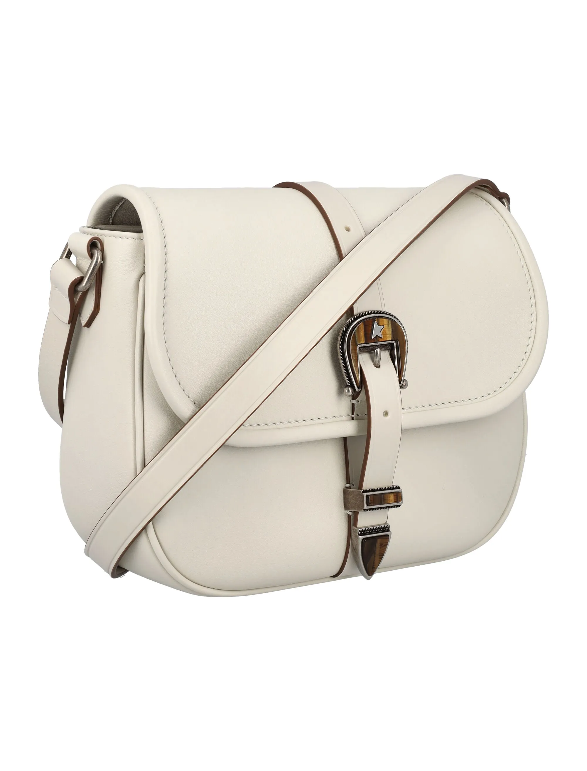 Golden Goose Deluxe Brand Foldover Buckled Shoulder Bag