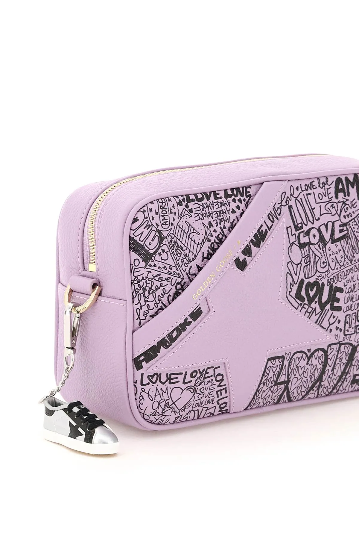Golden Goose Deluxe Brand Graffiti Printed Crossbody Bag