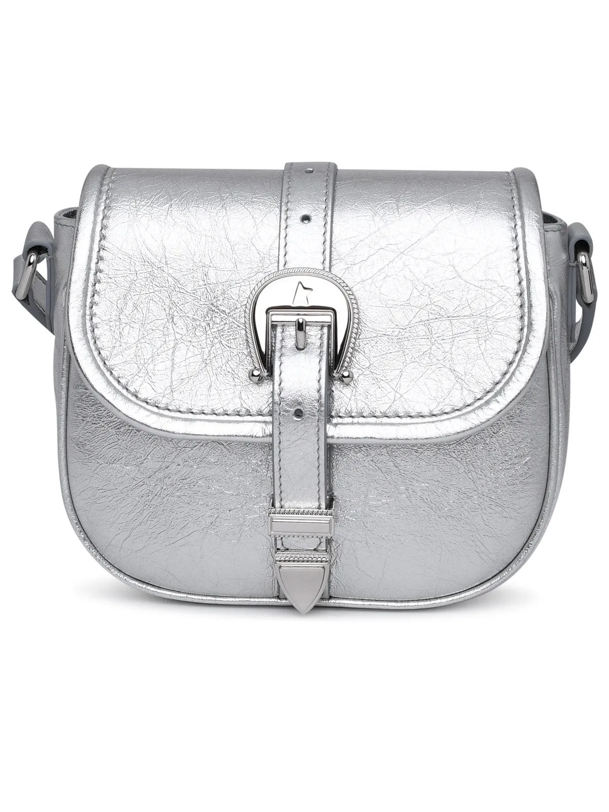 Golden Goose Deluxe Brand Metallic-Effect Buckled Crossbody Bag