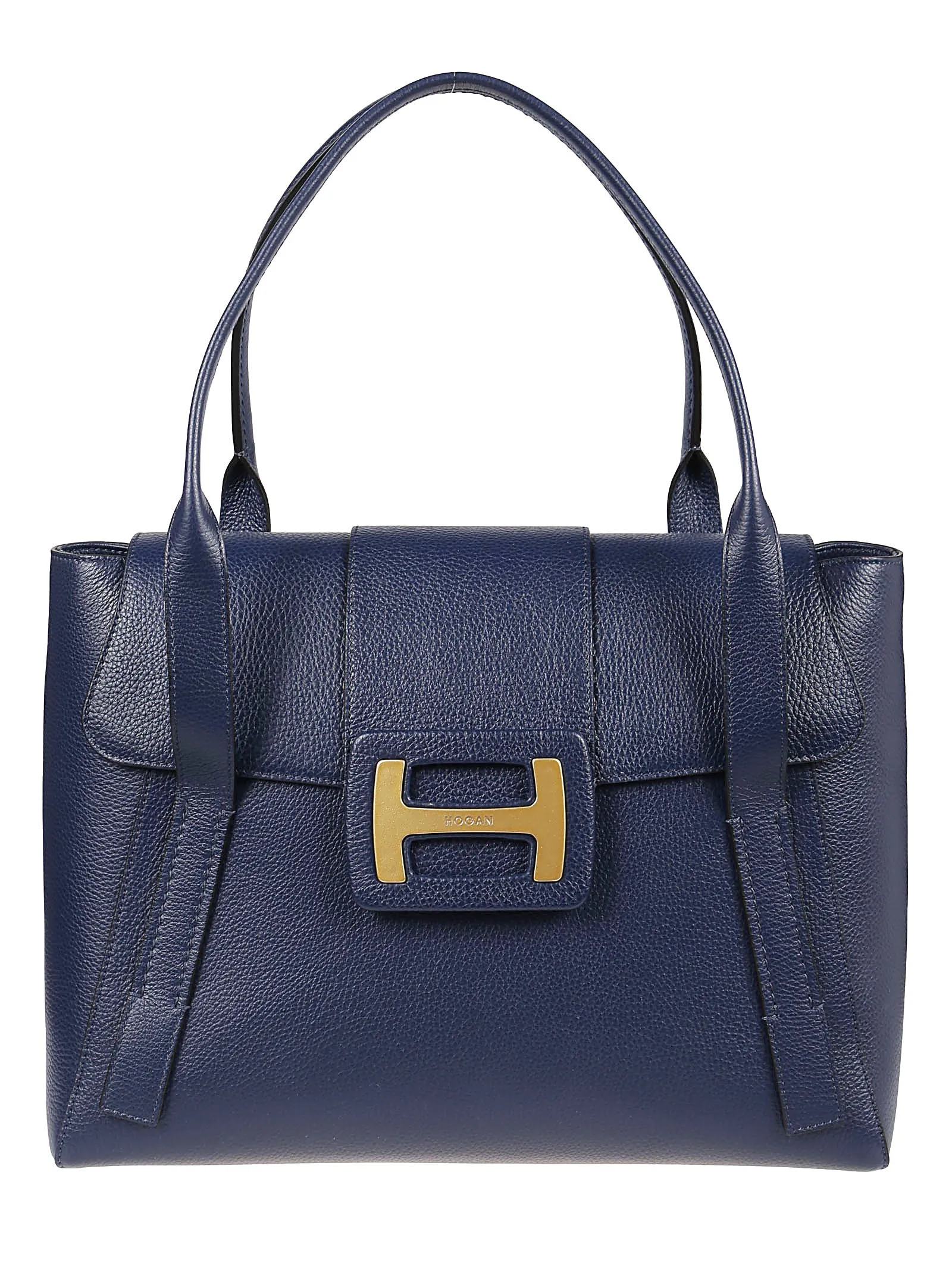 Hogan Logo Plaque Foldover Tote Bag