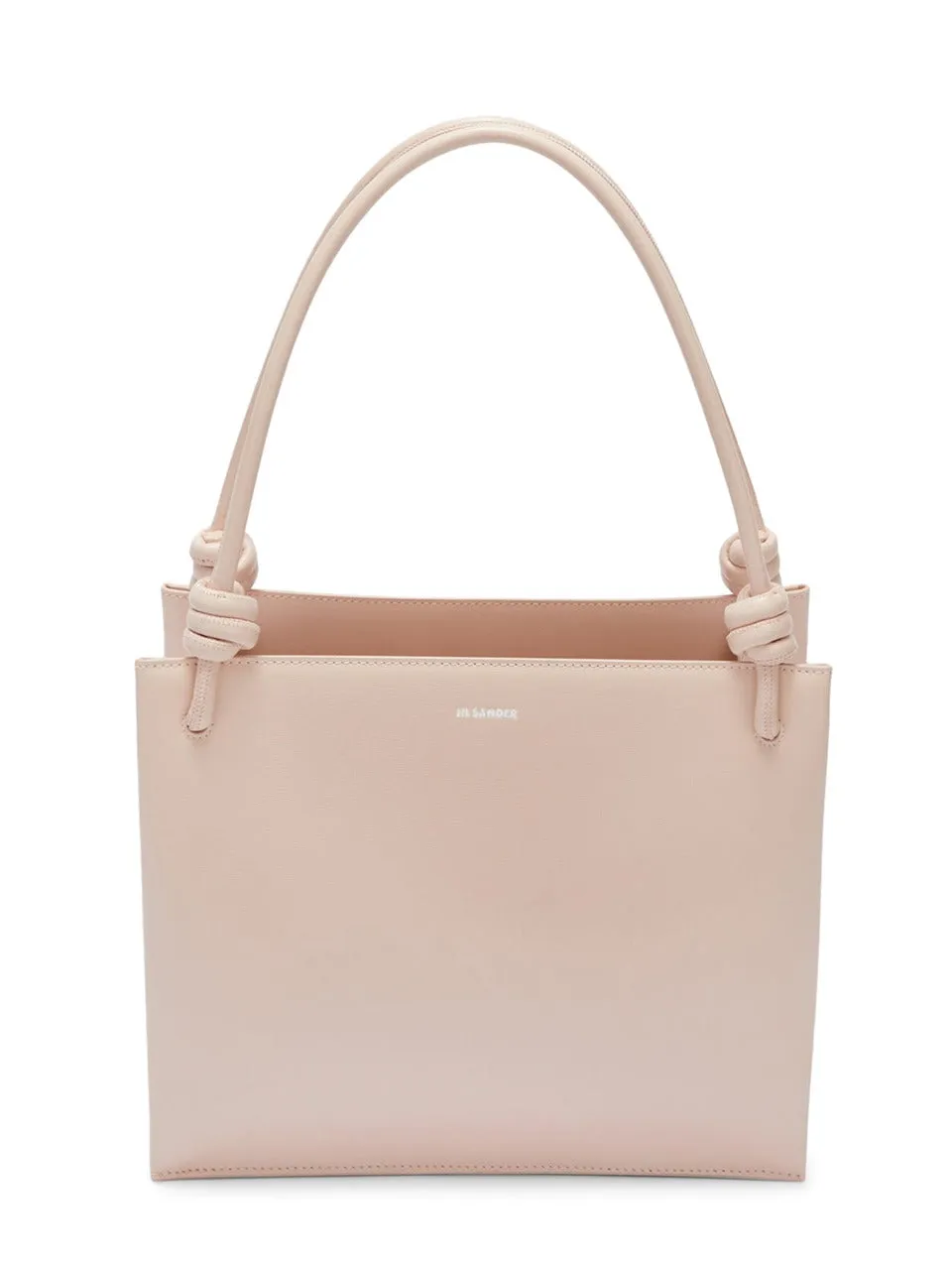 Jil Sander Knot-Detail Logo Print Tote Bag