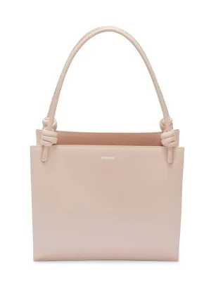 Jil Sander Knot-Detail Logo Print Tote Bag