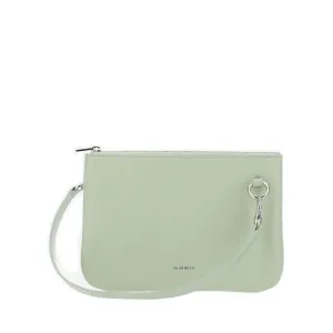 Jil Sander Logo Embossed Medium Shoulder Bag