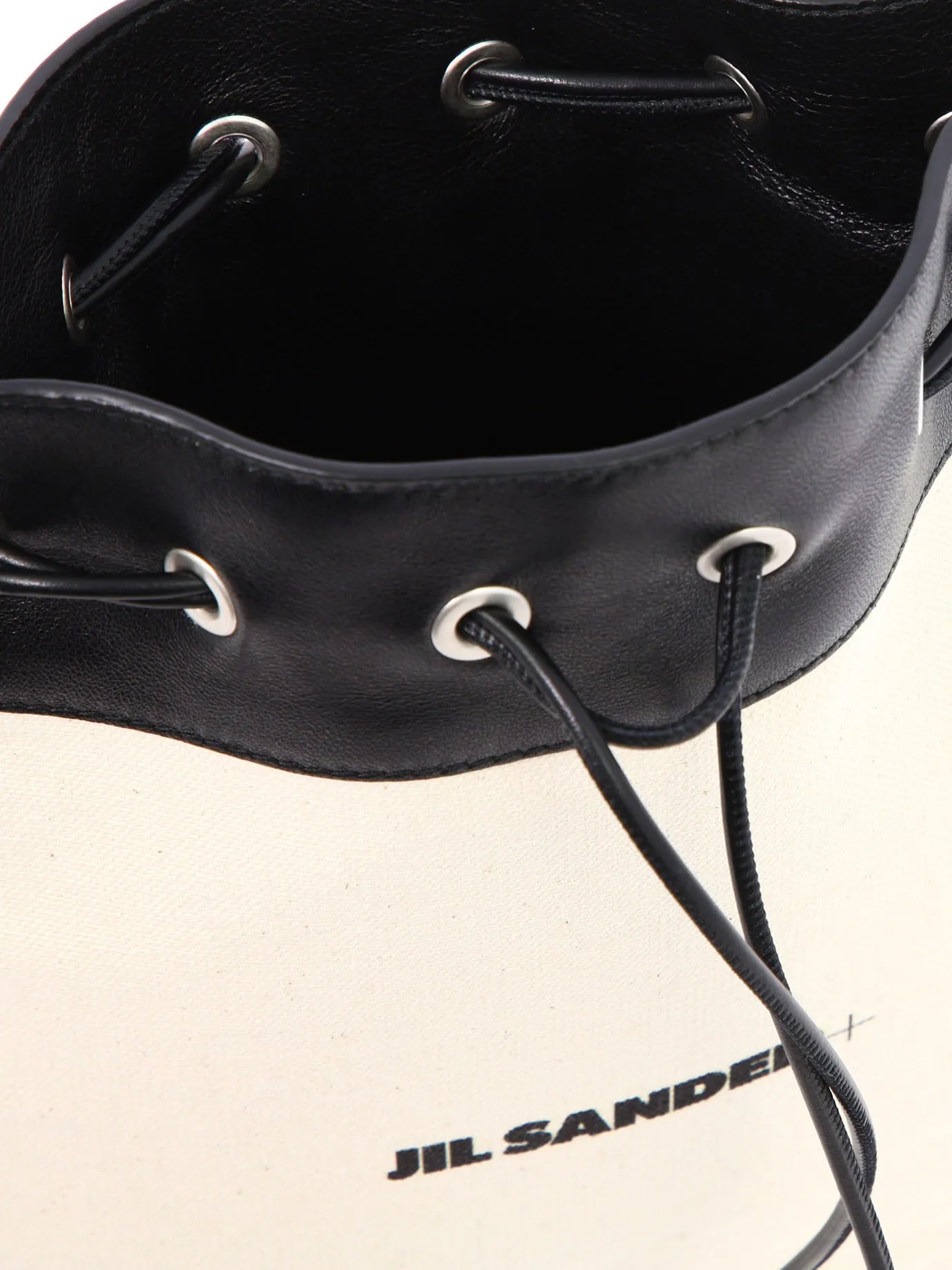 Jil Sander  Logo Printed Strapped Shoulder Bag