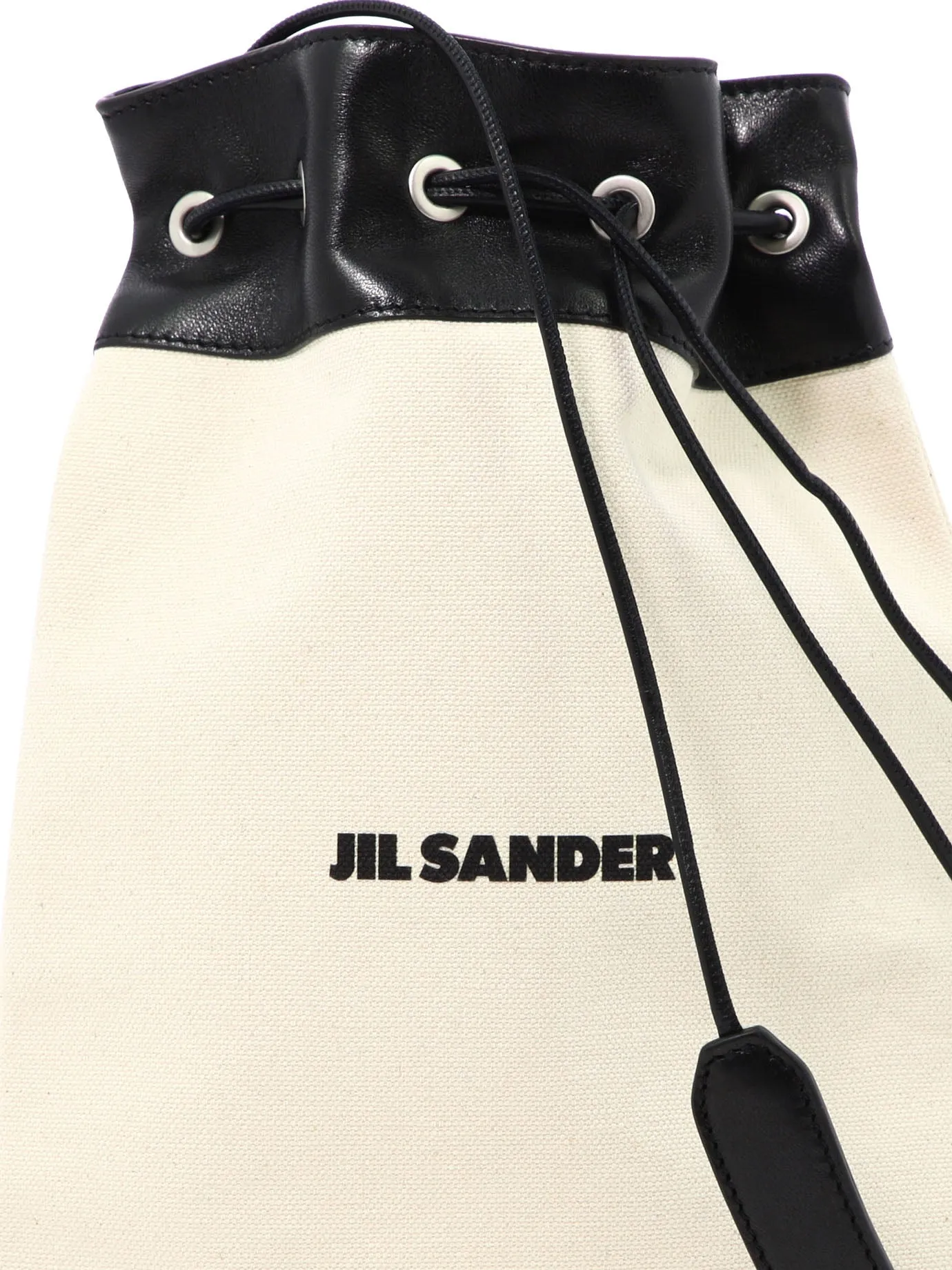 Jil Sander  Logo Printed Strapped Shoulder Bag