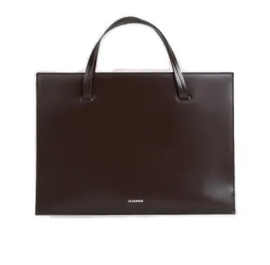 Jil Sander Logo Printed Tote Bag