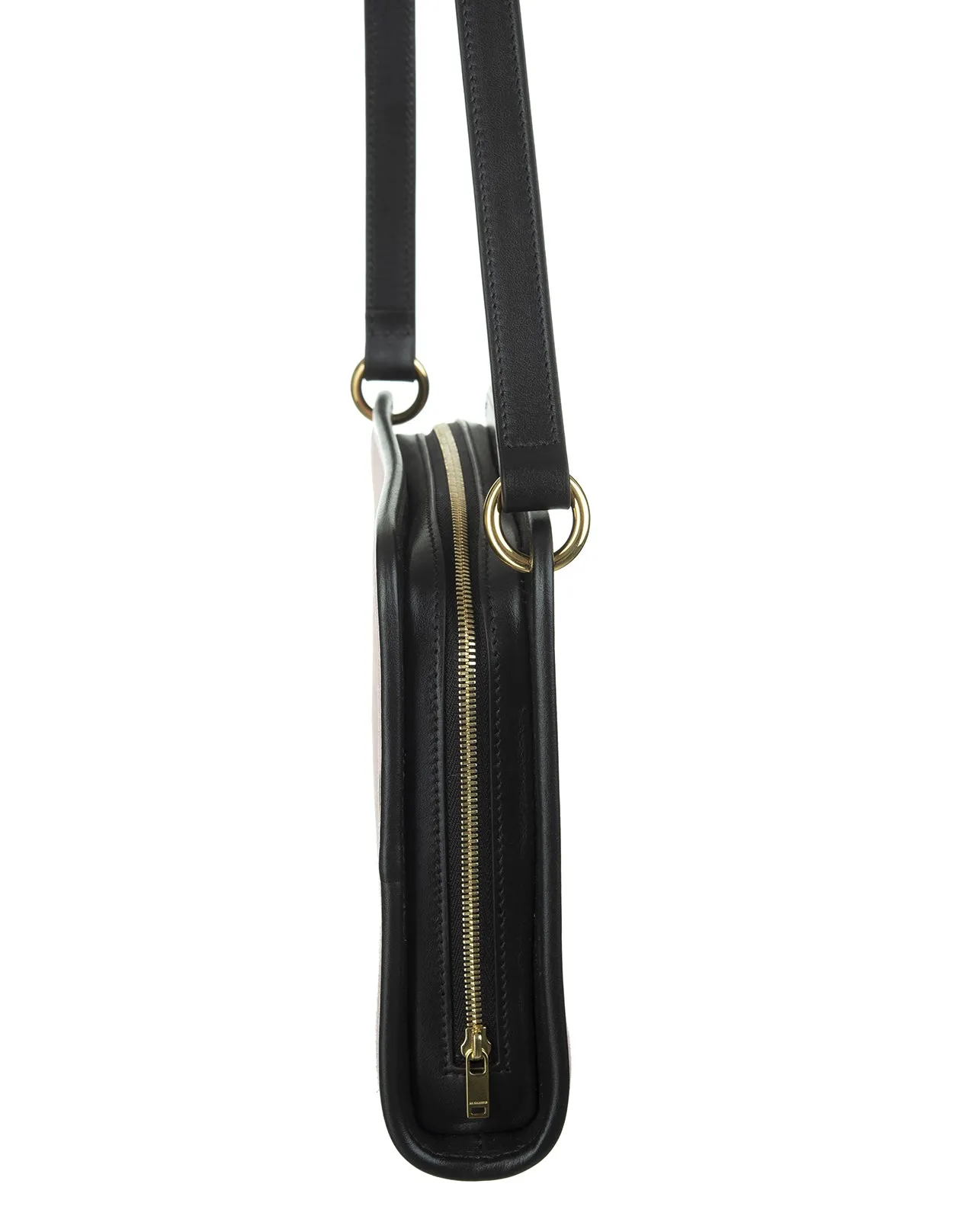 Jil Sander Strapped Zip-Up Shoulder Bag