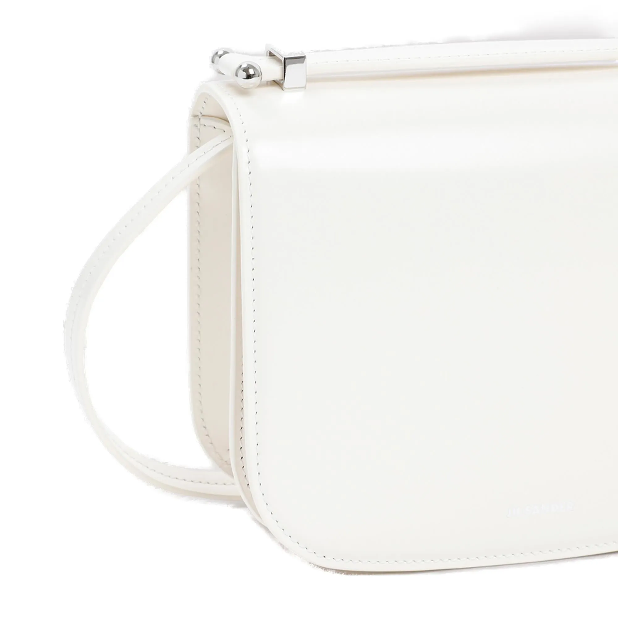 Jil Sander Taos Logo Embossed Shoulder Bag